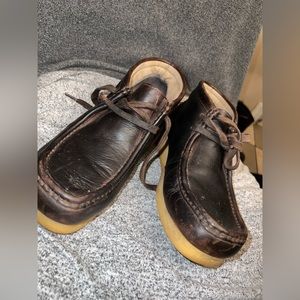 Mens Clarks Dark Brown